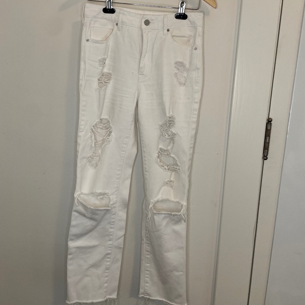 pacsun mom jean (white)  - 26